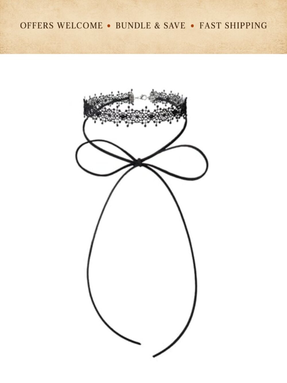 Velvet Lace Bow Choker Necklace Adjustable Ribbon Cord Y2K Jewelry Women